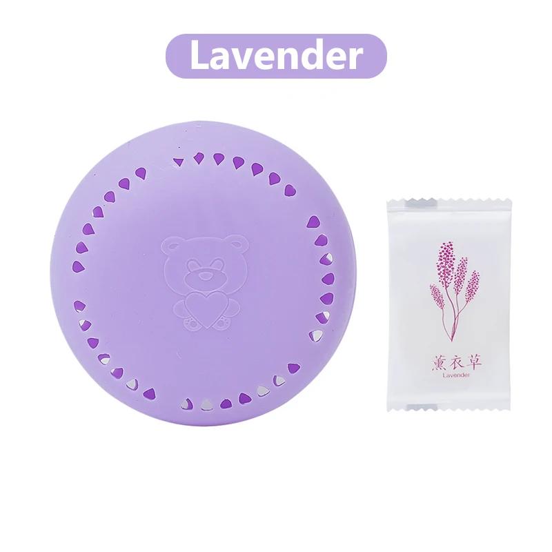 Round Solid Air Freshener Toilet Aromatherapy Fragrance Lasting Wardrobe Car Home Solid Fresher Deodorization Bathroom Supplies