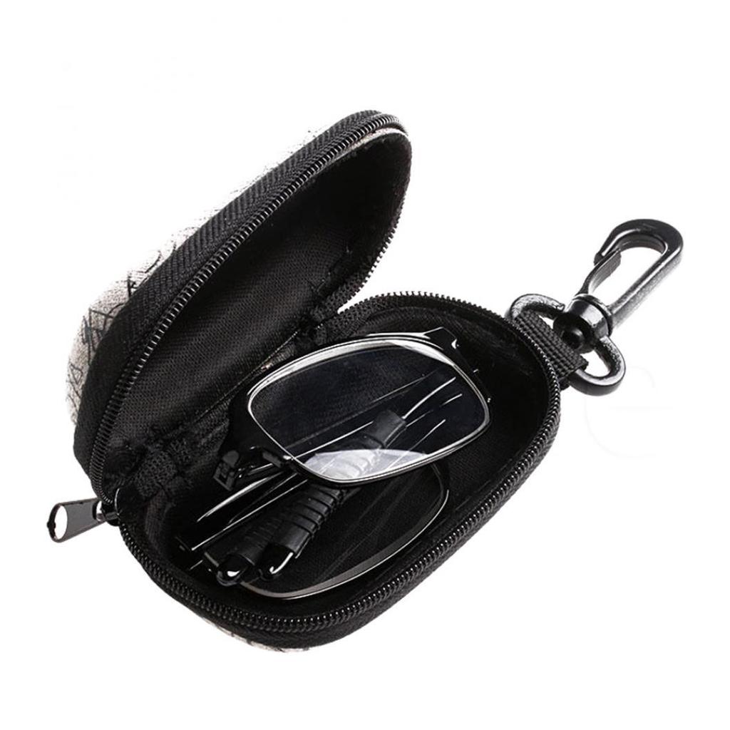 Foldable Unisex Reading Glasses +1 +1.5 +2 +2.5 +3 +3.5 +4.0 with Storage Case