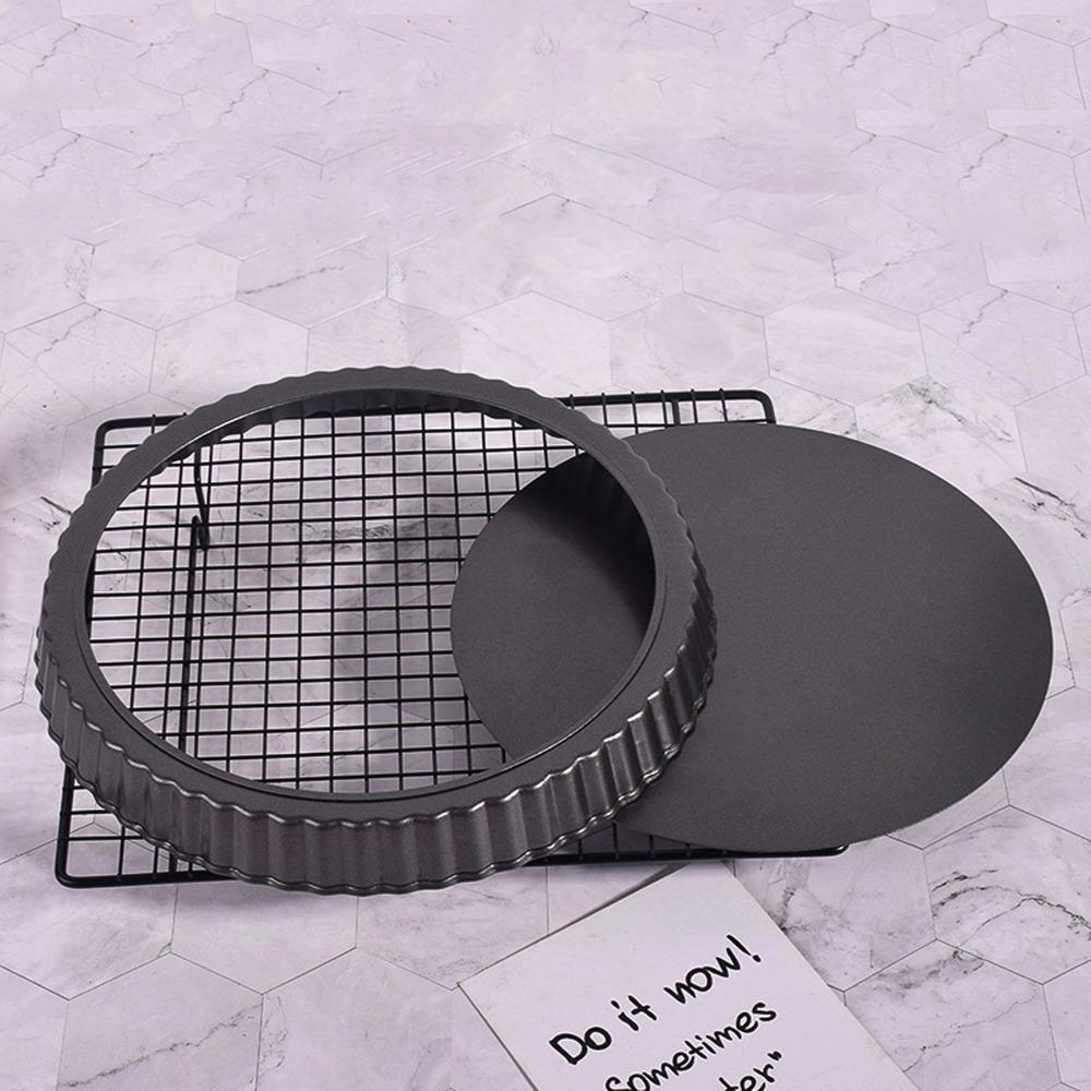 Carbon Steel Baking Mold Removable Bottom French Pastry Baking Mold Pudding Mould Quiche Making