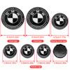 For BMW 5SE28 1/4/7Pcs Car Hood Front Rear Trunk Emblem Steering Wheel Sticker Hub Center Cap For BMW F18 F10 E64 E63 E60 E52 E83 E46 E92 E90