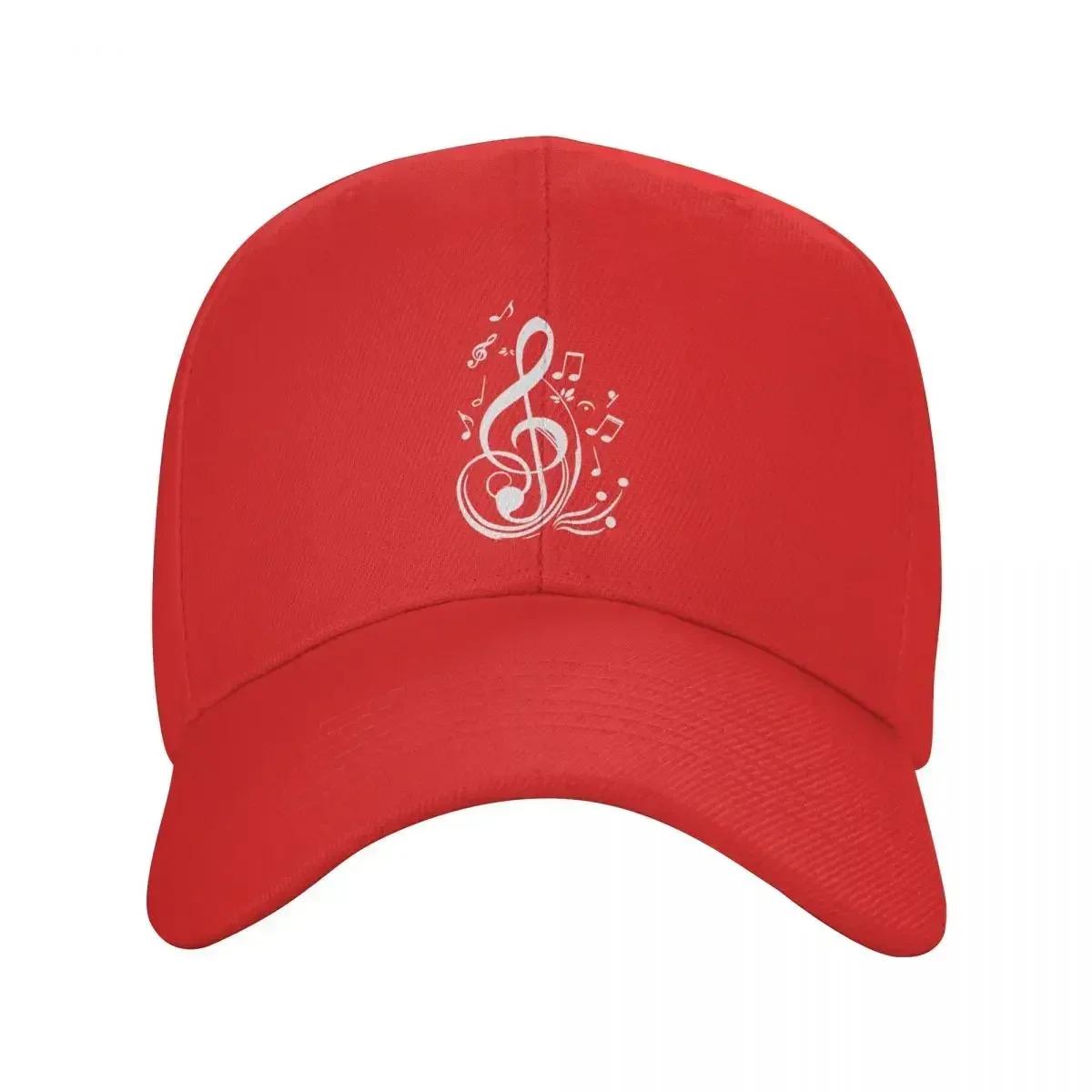 Personalized Music Notes Baseball Cap Unisex Women Adjustable Musical Festival Gift Dad Hat Sports Snapback Caps Baseball Cap