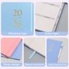 PU Leather Agenda Book A5 To Do List Notepad Portable Appointment Book  School Supplies