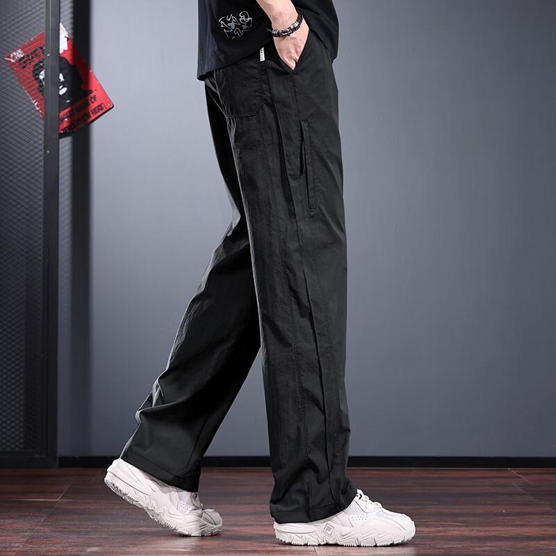 Men's Summer Loose Straight Quick-Dry Outdoor Casual Pants