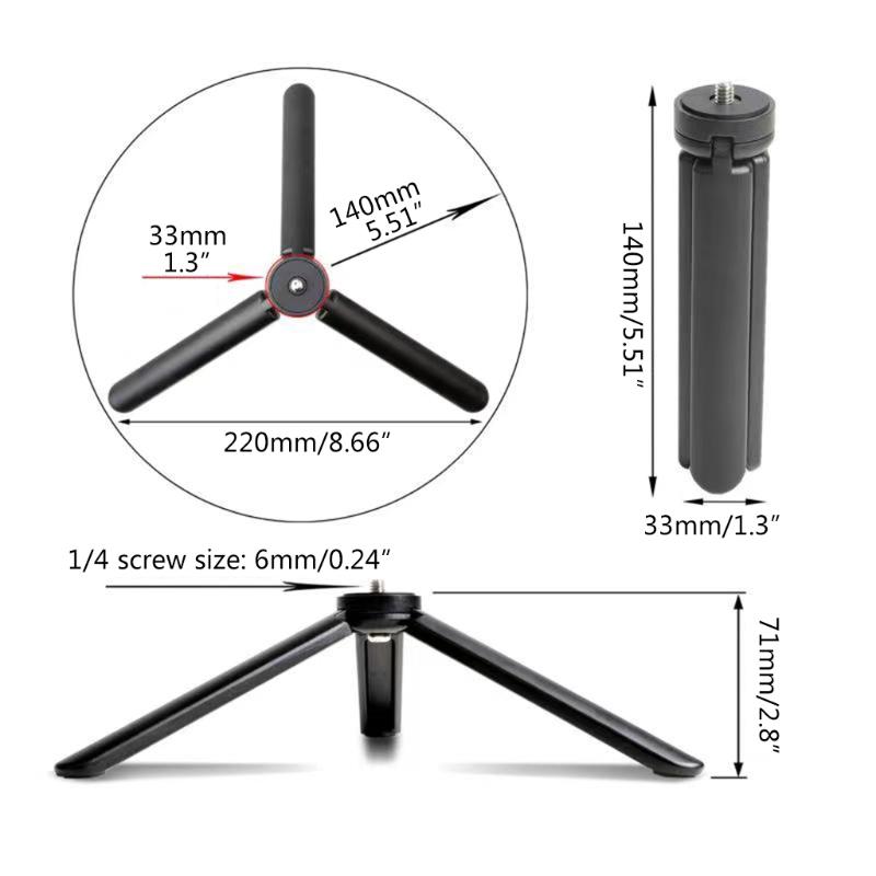 Elastyczny Statyw Kamery Podróżny Uchwyt na Telefon Obrotowy Selfie Stick Regulowany do Show 5
