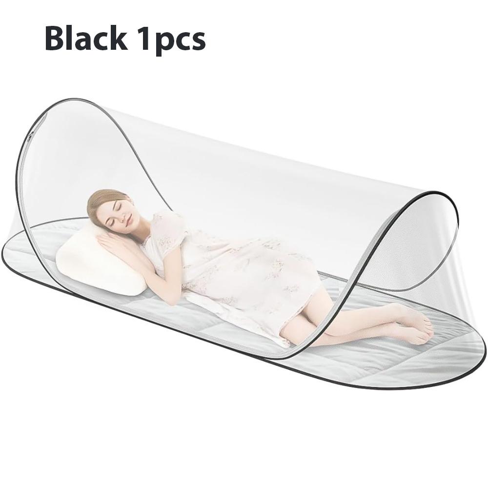 161° Full Protection Pop-Up Portable Mosquito Net Tent Instant Foldable Bed Canopy for Indoor Outdoor Use for Bed Camping Travel