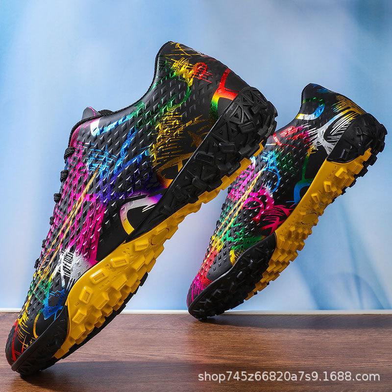 2025 new football shoes men's non-slip long nails broken nails professional football sports shoes special competition training shoes