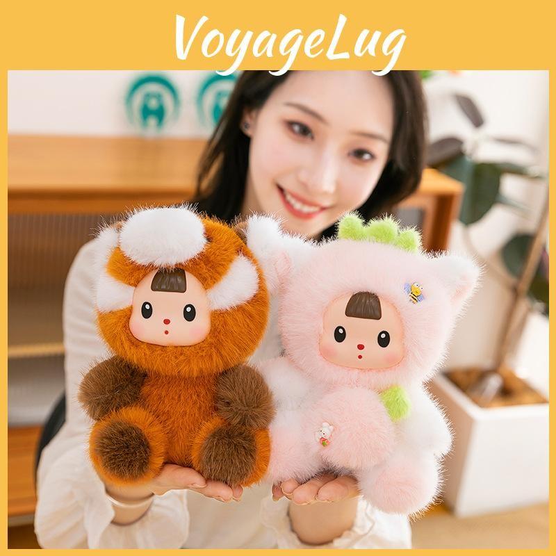 Strawberry Dinosaur Cat Plush Toy Doll Pp Cotton Filling Collectors Children