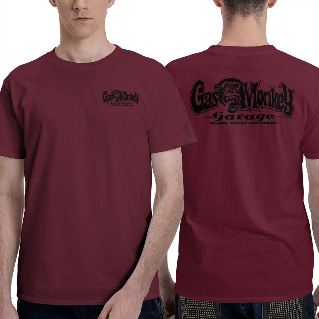 Men T-Shirt Gas Monkeys Garage Graphic T Shirts Popular  Summer Tees Streetwear Casual Cotton Tops Gift