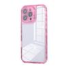 Luxury Hard PC Solid Color Borders+Transparent Soft TPU 3-in-1 Phone Case For iPhone 16 Pro Max E 14 13 15 Pro Max Bumper Cover
