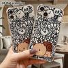 Phone Case: 2D Flat Suitable for iPhone 18 17 16 15 14 13 Pro, Transparent Four Corner Protective Case, Snail Shell, Christmas and Halloween Gifts