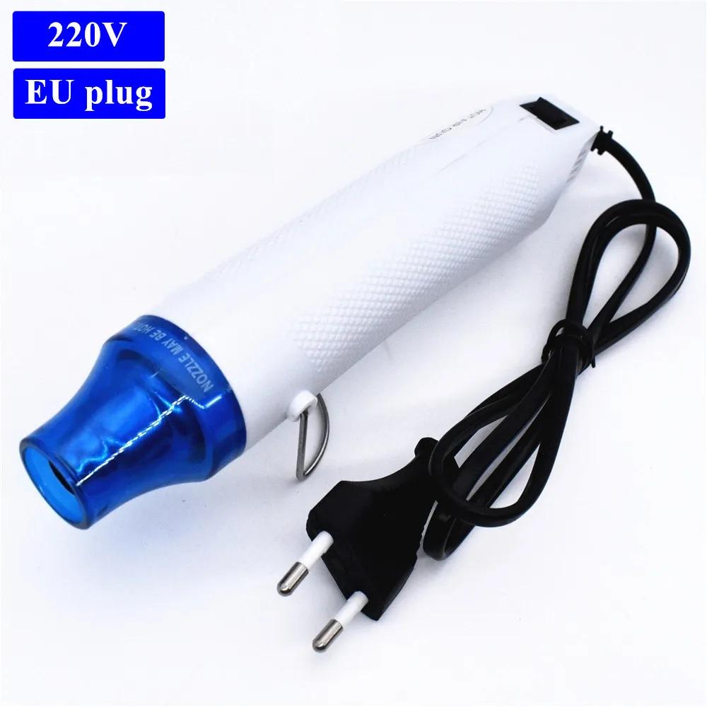 Home Heat Gun Electric Power Hot Air 300W 220V 110V EU US Plug Multi Purpose Soft Ceramic Seat DIY Tool for Heat Shrink Tube