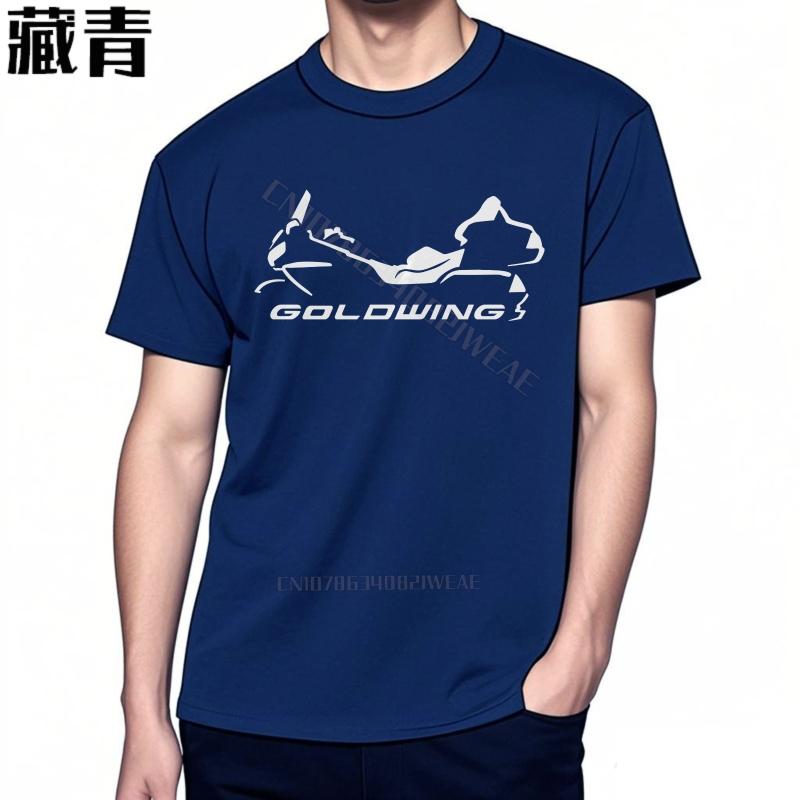 Unisex t shirt Soft Cotton Tshirt Goldwing Motorcycle Graphic Design Breathable Streetwear Tshirts New Arrived Vintage Plus Size