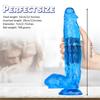 Female Oversized Dildo Color Transparent Simulation Dildo Penis Adult Erotic Sex Products