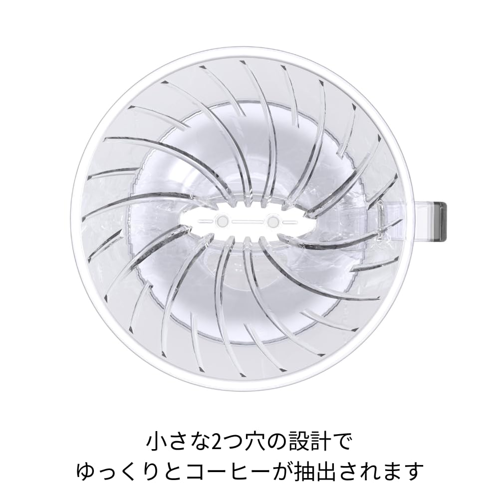 Hario Pegasus Dripper 03 transparent pentru 4~7 cesti cafea cu picurare manuala Fabricat in Japonia PED-03-T