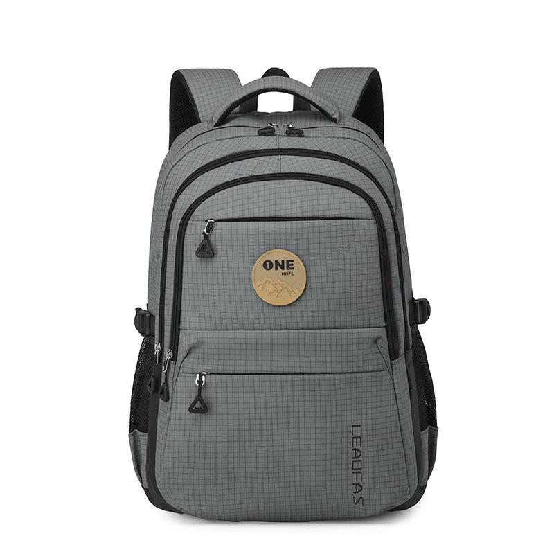 Fashion Women Backpack Nylon Checkered Waterproof Men Travel Backpacks Women's Laptop  Bag College Girls Boys School Backpack