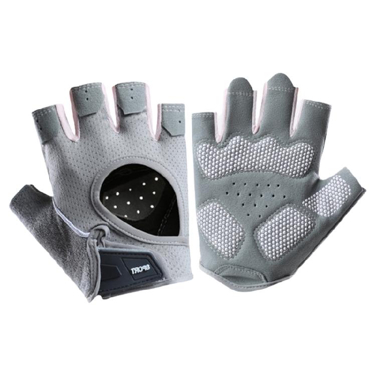 Fingerless Breathable Cycling Glove Half Finger Fitness Glove Weightlifting Gloves for Strength Training, Workouts