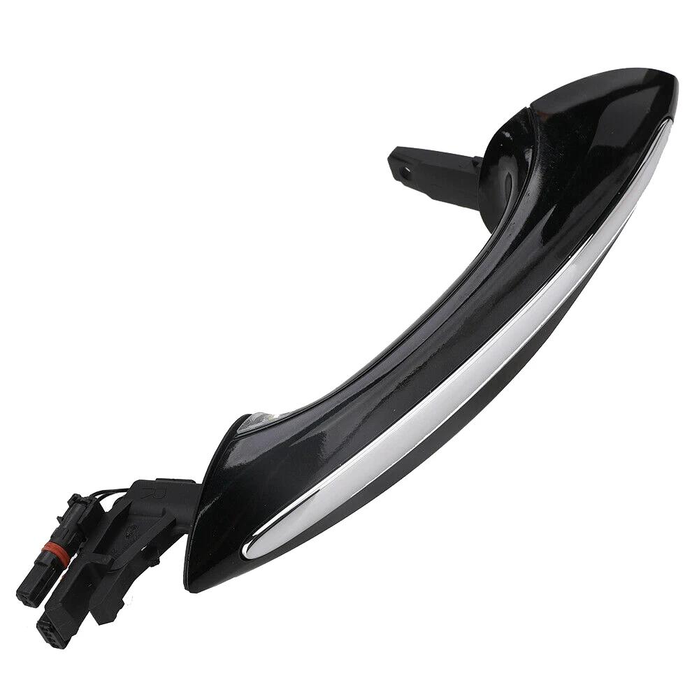 For BMW 5 6 7 Series F07 F10 F11 F06 F12 F13 F01 F02 4X Black Outer Outside Exterior Comfort Access Door Handle Set 51217231931