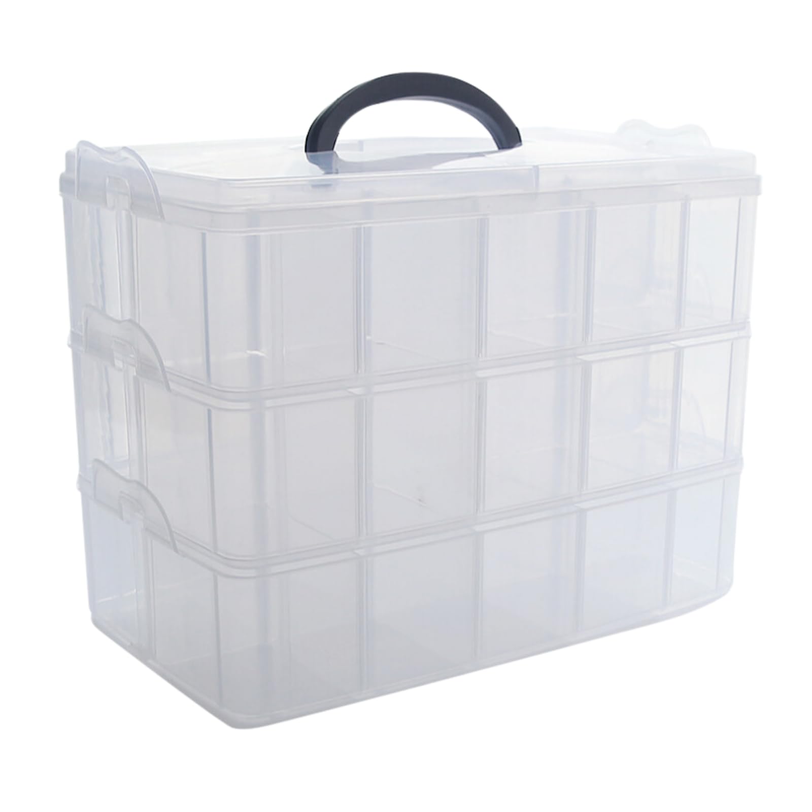 

DIZLAS Beyblade Storage Clear Case/Box for Parts (Holds 30)