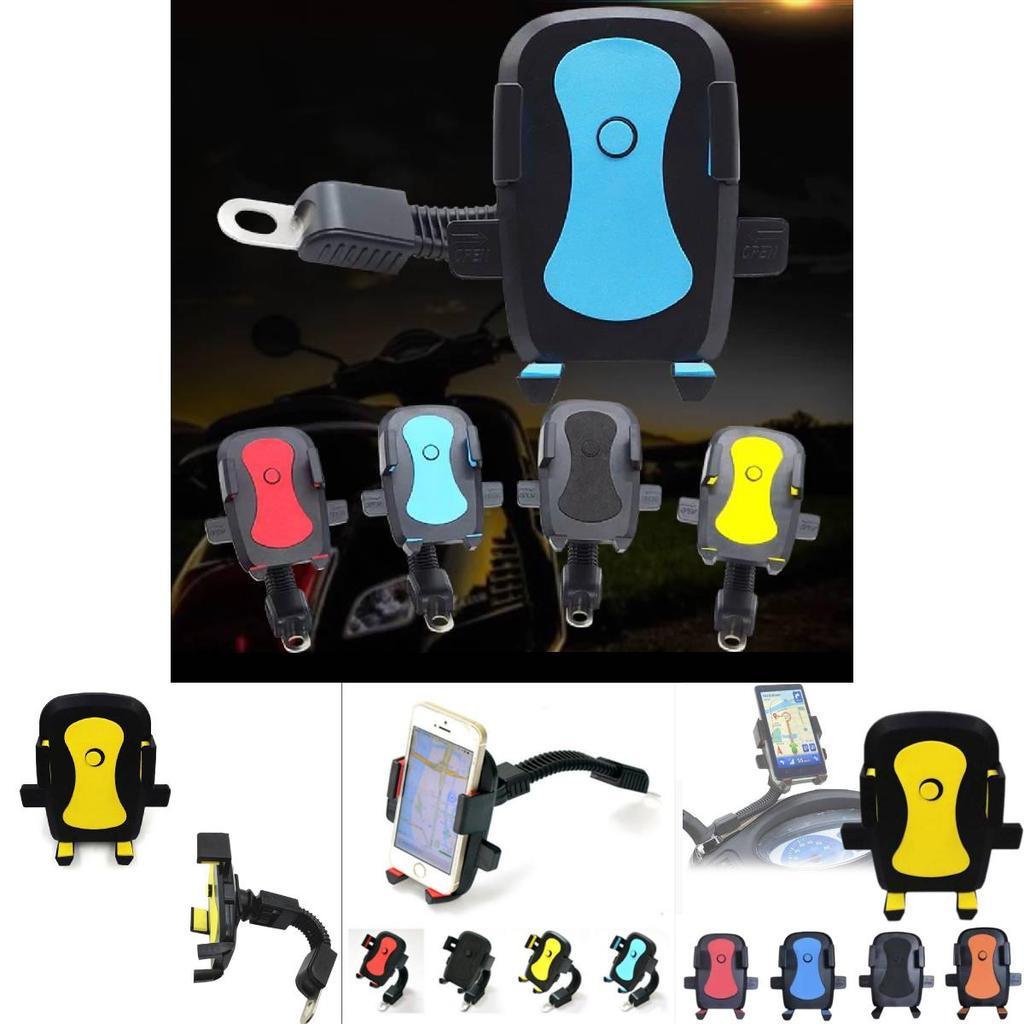 Universelle Fahrrad E-Scooter Motorrad Lenker Handyhalterung mit Sicherheitsband