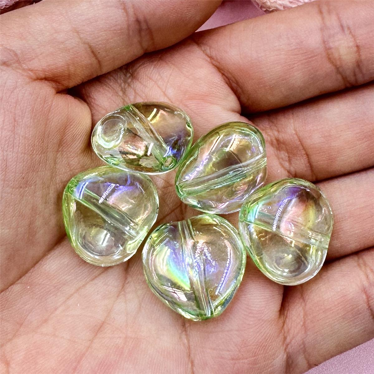 

Акрил 20*19 мм брелок DIY ювелирные аксессуары свободные бусины персиковое сердце 5 шт. для изготовления браслетов и ожерелья модные аксессуары зелёный