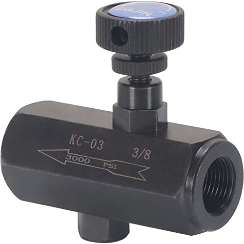 3 8-inch Hydraulic Throttle Valve Steel NPT Thread 3000 PSI KC-03