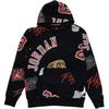 Jordan Brooklyn Fleece Pullover Hoodie With All-Over Print Men Tops Black FN4545-010