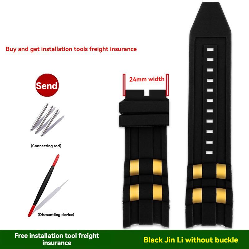 

Для высококачественной резины серия Invicta Pro Diver большой циферблат изогнутый край оригинальный стиль часовая цепочка мужской изогнутый часовой ремешок 26mm