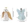 Christmas Tree Toppers Light Fairy Ornament Acrylic Crafts for Festival Holiday New Year Party Decoration Acrylic Craft