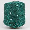 Hand-Knitted Bright Cotton Yarn with Sequins, 3MM+6MM, Combed and Fancy