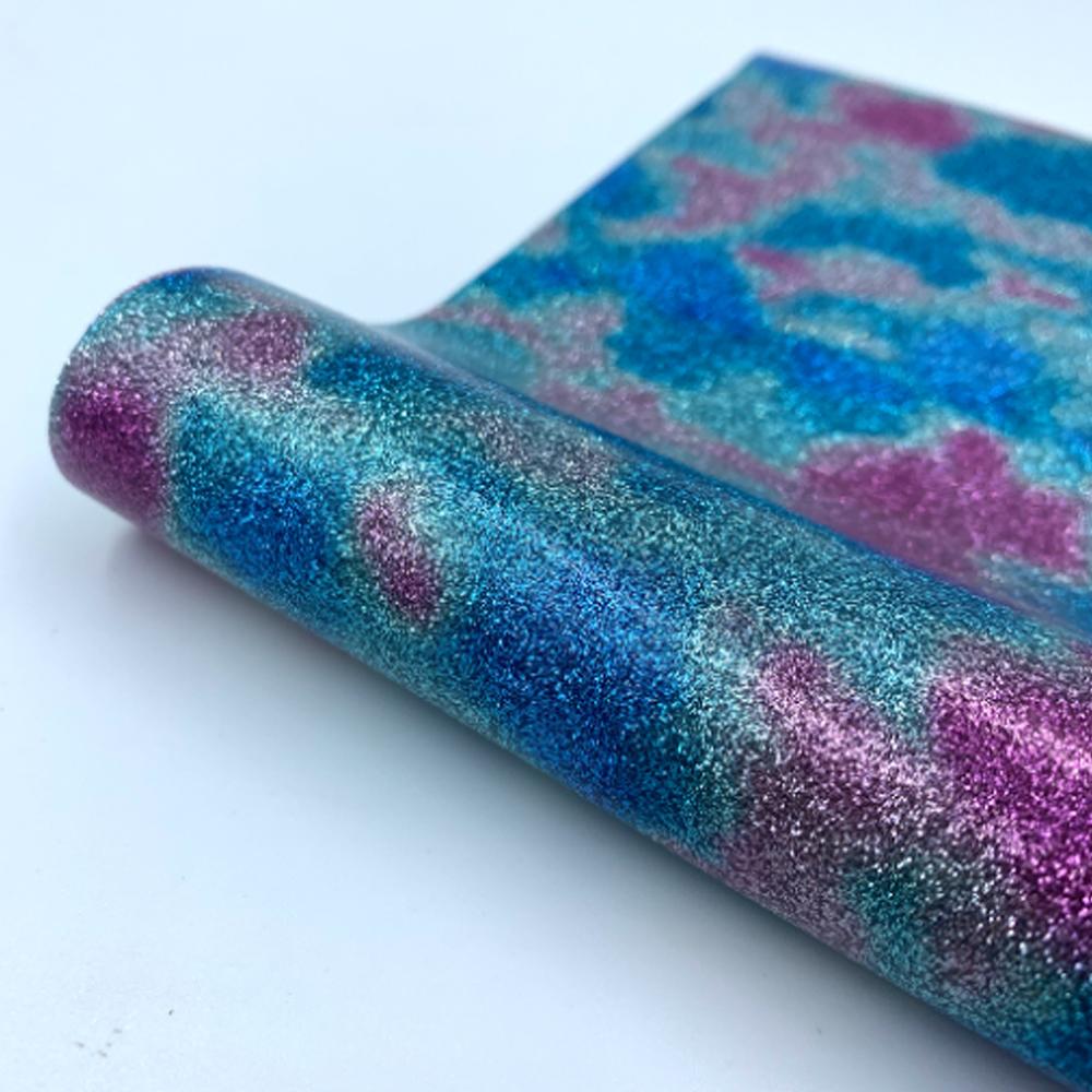 Glitter Heat Transfer Vinyl Film PU HTV Iron On Clothes Vinyl for DIY Tshirt Gifts 38 Assorted Colors Cut by Cameo or Other Tool