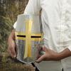Medieval Templar Knight Crusader Brass Cross Helmet Armor Handmade Steel Collectible Cosplay, Decoration