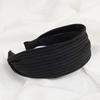 Handmade Headband Daily Headband Angel Scrunchie Basic Ribbed Black