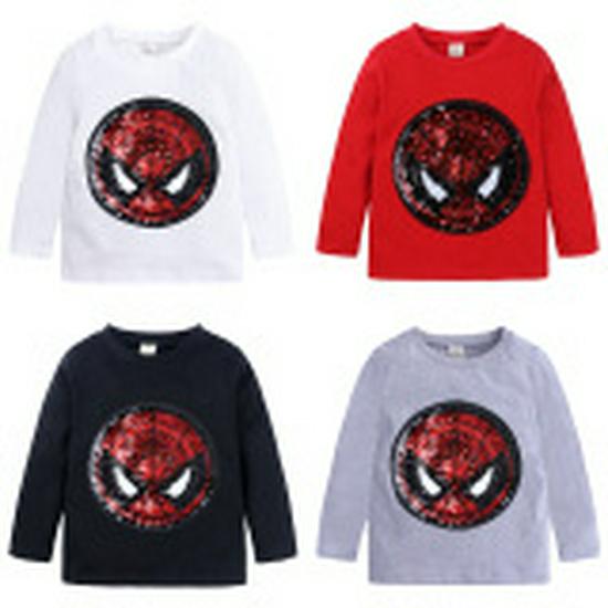 Unisex Kids Short Sleeve Hero Hoodie with Bat and Spider Mask Design