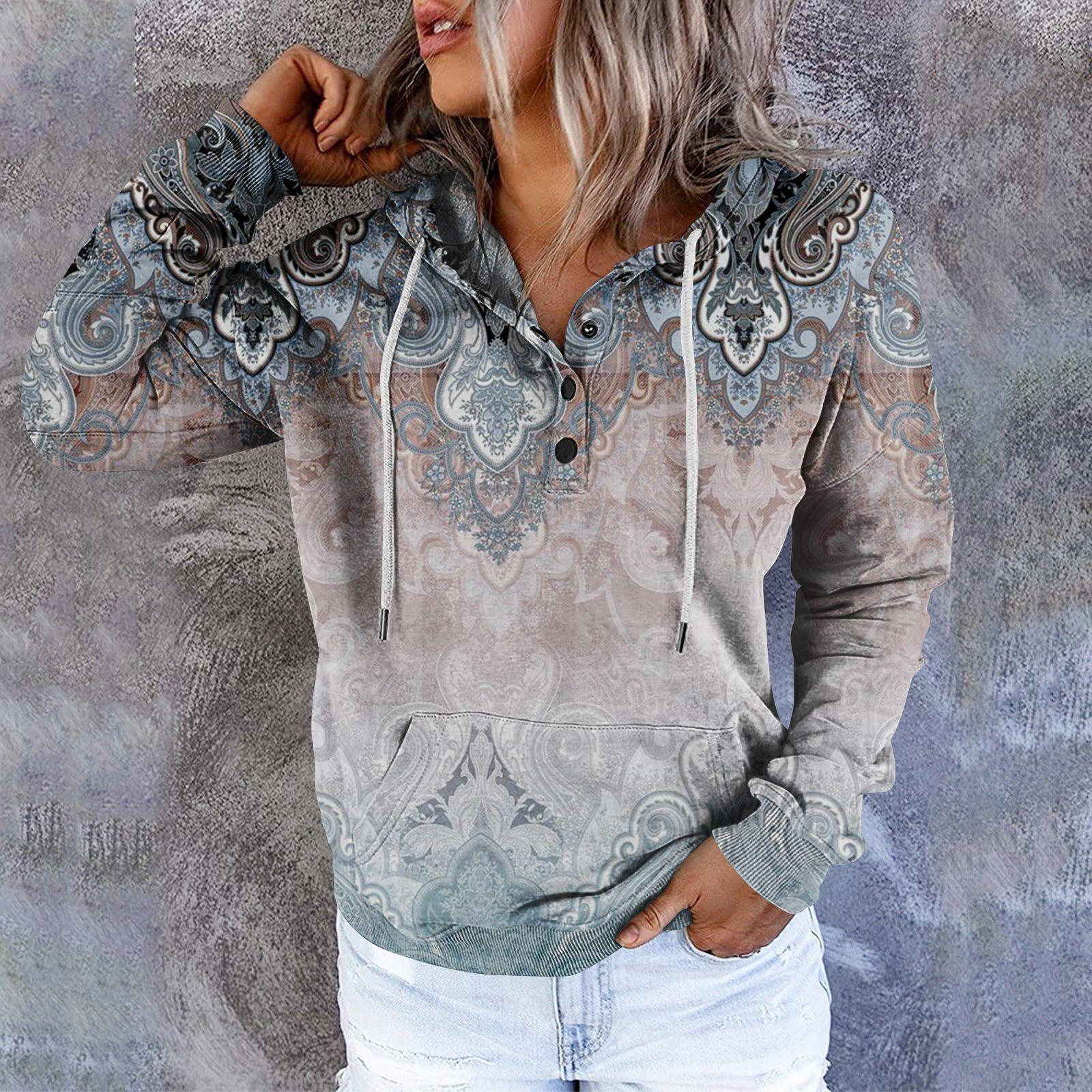 

Женские повседневные модные пуловеры с длинными рукавами и принтом, толстовки с капюшоном S розовый