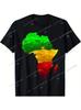 Africa Pride Juneteenth Tee Proud African Pride Juneteenth TShirt Africa Map Green Yellow Red