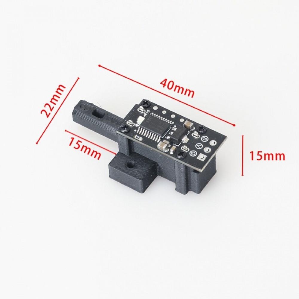 Press-Type Brushless Electronic Speed Controller Tester Fan Speed Controller 900 - 2100us Duty Cycle Servo PWM Signal Generator