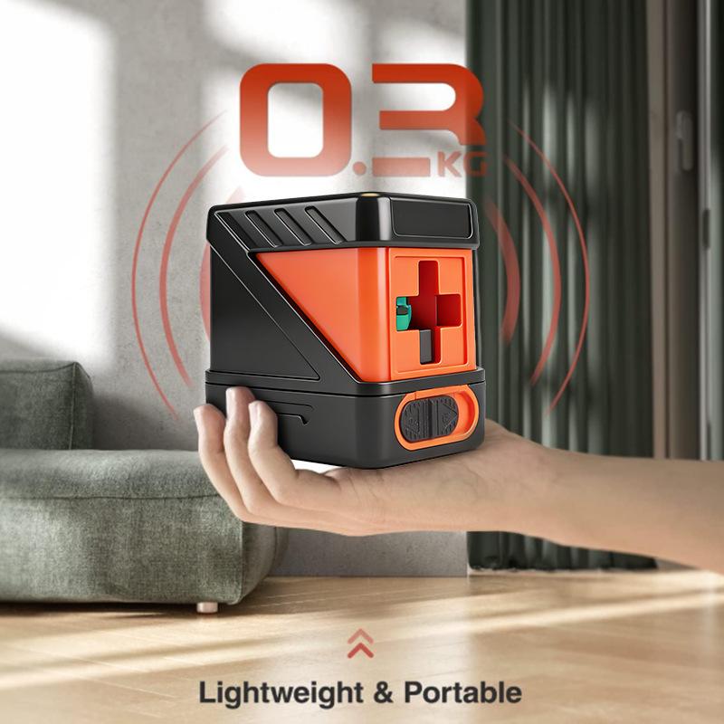 High-Precision Mini Portable 2-Line Green Laser Level