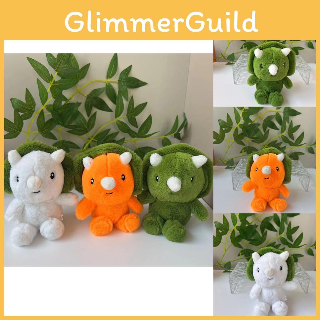 Unique Plush Triangular Dinosaur Backpack Charm Whimsical Keychain For Animal Lovers