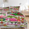 3Pcs Christmas Grinch Party Bedding Sets For All Sizes New 3D Printed Bed Cover Comforter Duvet Cover Pillowcase Bedroom Decoration