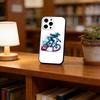 cycling Phone Case For iPhone 17, 16,15,14,13,12,11 Plus,Pro Max, Others Soft Black Cover