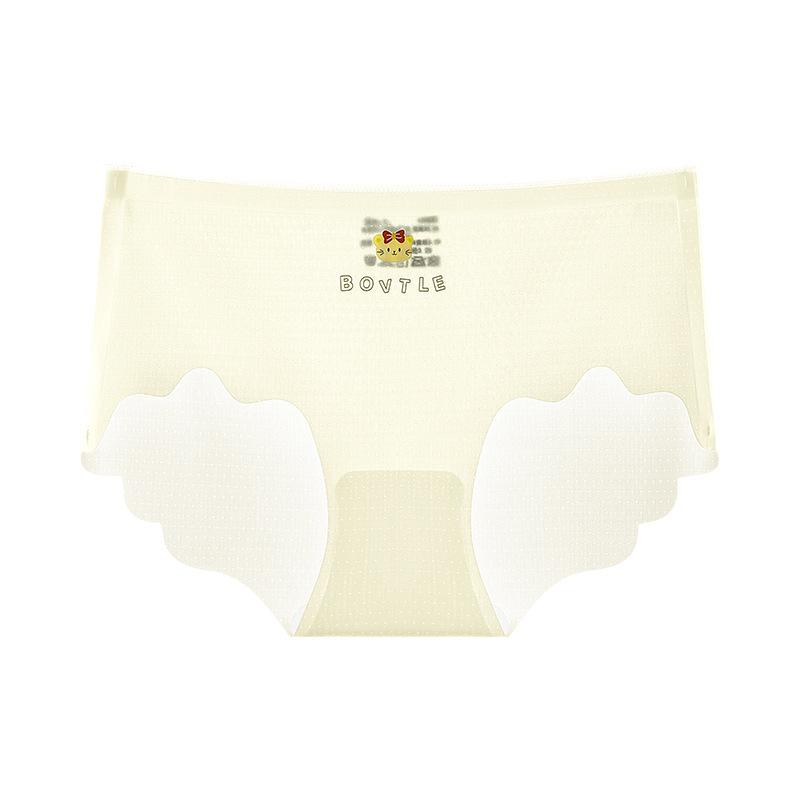 Women's Summer Ultra Thin Naked Ice Silk 10A Antibacterial Breathable Non-trace Elastic Hip Briefs