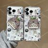 Totoro Creative Cartoon iPhone 17/16 Pro Max Transparent Magnetic Protective Case