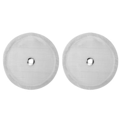 2 Stück 100 Mesh Edelstahl Filtersieb Ersatz für Kaffeepresse Zubehör