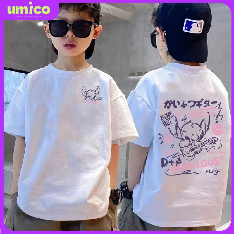 

Boys T-shirt print, fashionable summer round neck top 140