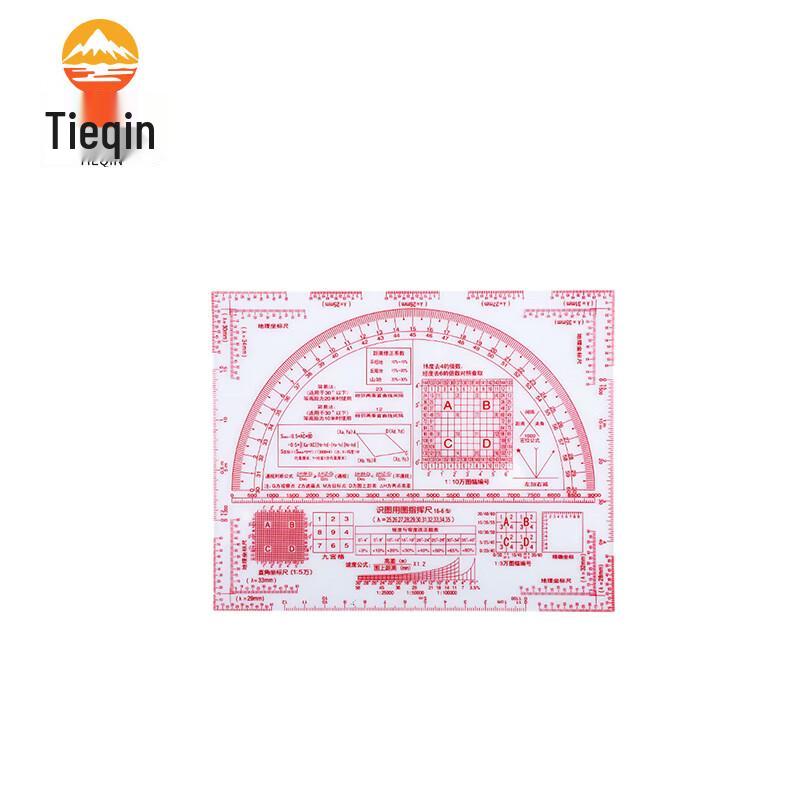 Military Map Reading and Coordinate Ruler