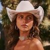 Sunscreen Western Cowboy Hat Shiny Cowgirl Hat Casual Rhinestone Star Jazz Top Hat  Street Party