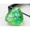 Green Colombian Emerald 9-10 Ct Trillion Cut Certified Stunning Loose Gemstone