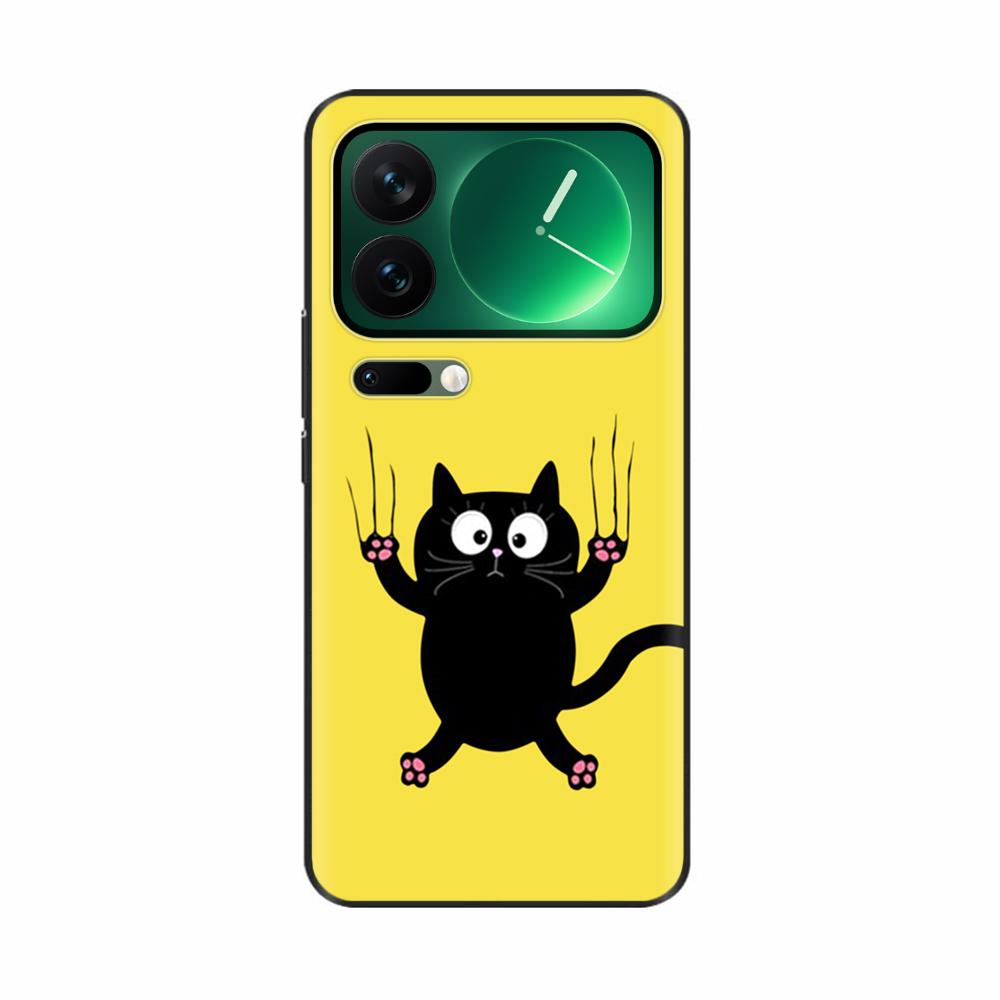 For Xiaomi Mi 17 Pro Max Case Luxury Soft Black Silicone Printed Protective Shell Back Cover Cases For Xiaomi 17 Pro Max Casing