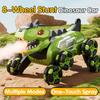2026 Multifunktionale Y12 Dinosaurier Fernbedienungsautos 8WD RC Stunt-/Gesten-Erkennung RC Drift-Auto mit LED-Licht und Sprühfunktion Elektrisches Kinderspielzeug Geschenke