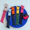 Sport Bands For Apple Watch Ultra Wide Soft Silicone Wristbands Waterproof Strap Men for iWatch Series 11/10/9/8/7/6/5/4/3/2/1SE